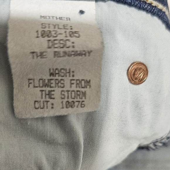 Mother Denim The Runway Bootcut Flare Jeans Size 25 - Picture 13 of 15